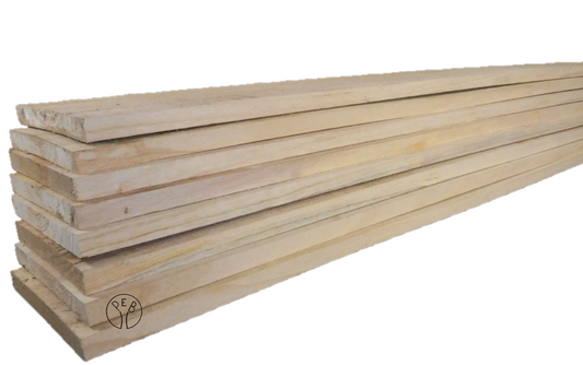 PEB paulownia ecorce 25mm 1500mm