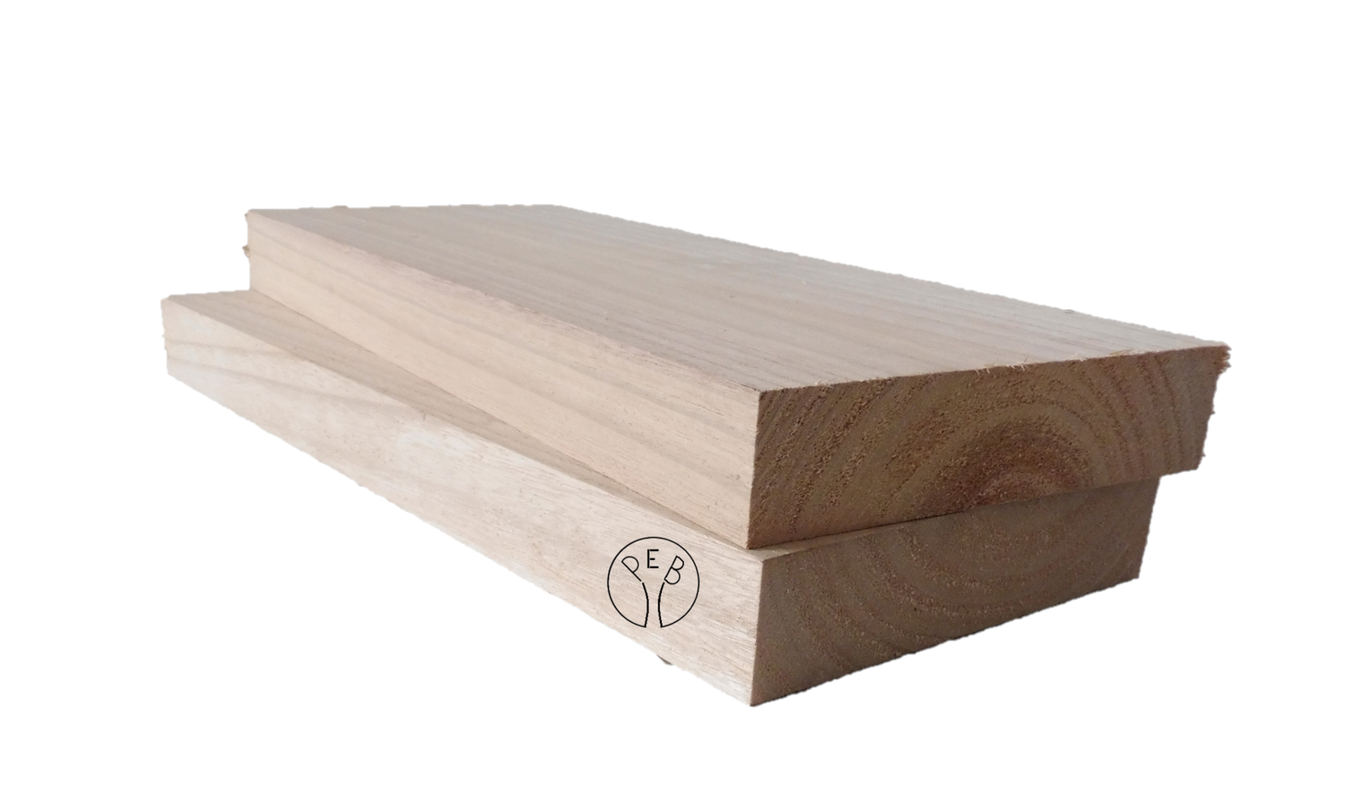 deux morceaux de paulownia massif sans noeuds PEB pour fabrication guitare, instruments de musique
