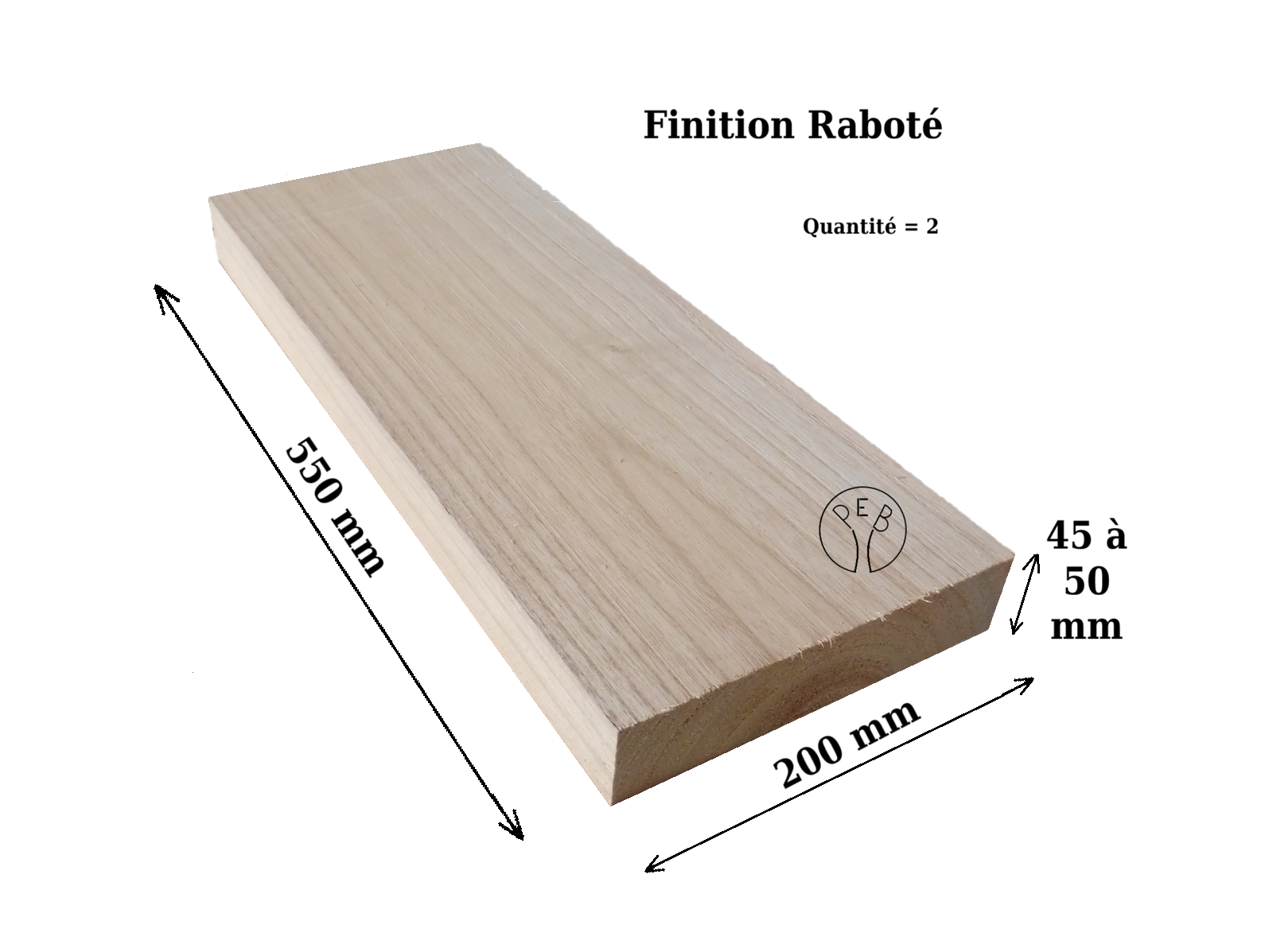 dimension morceau paulownia massif pebearn pour fabrication corps de guitare finition raboté