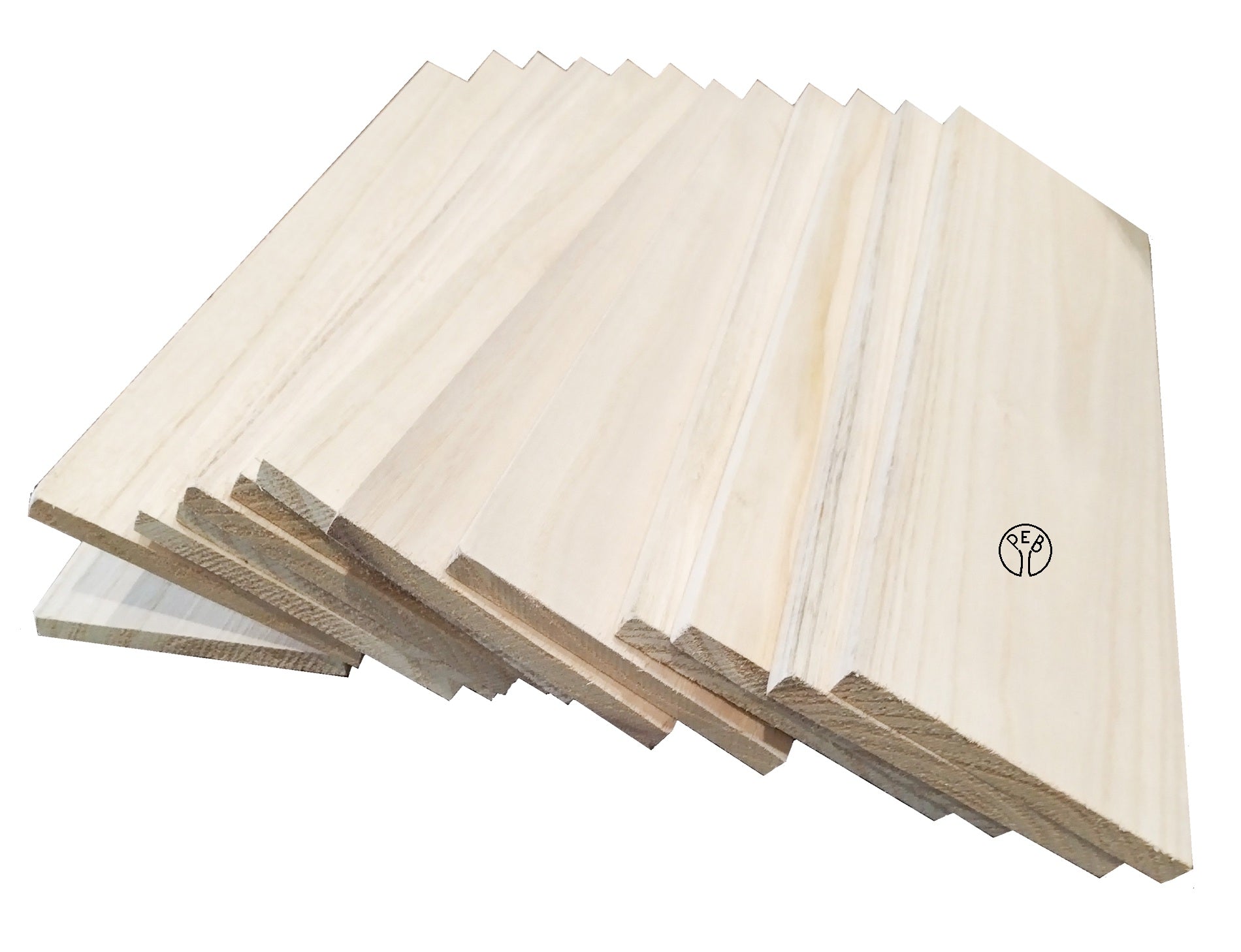 planches paulownia massif 50cm de long largeur et épaisseur au choix PEB